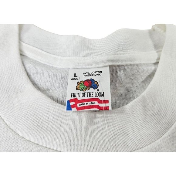 NWT VTG 1994 Hakeem Olajuwon MVP T-Shirt Houston Rockets Single Stitch Sz Large - Picture 6 of 11